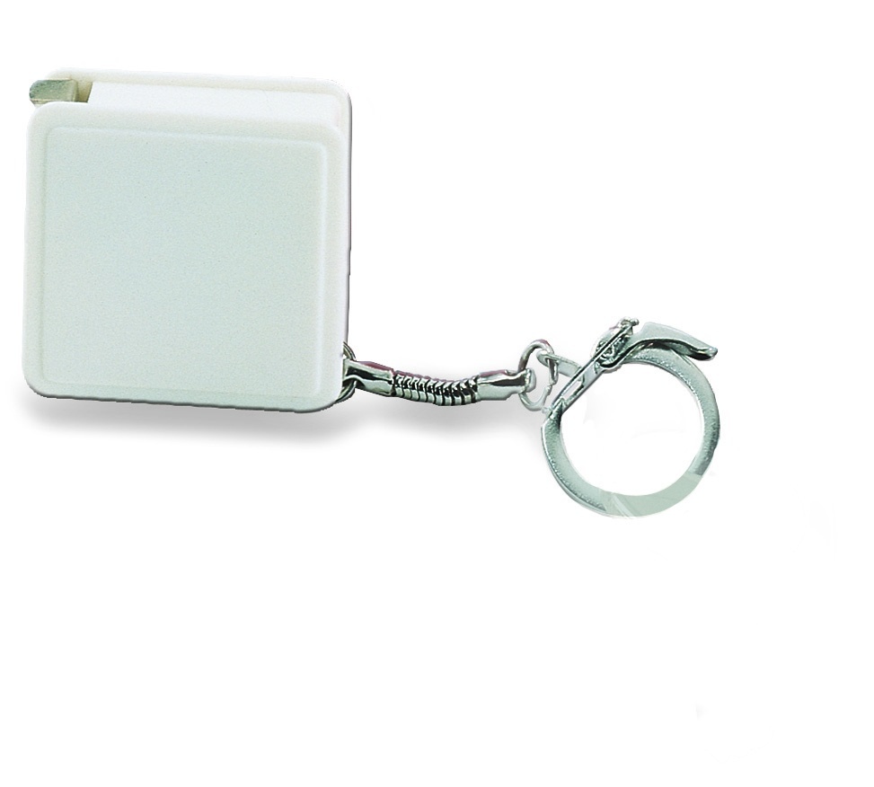 Logo trade business gifts image of: Key ring w/ flexible ruler 1m, Vantaa